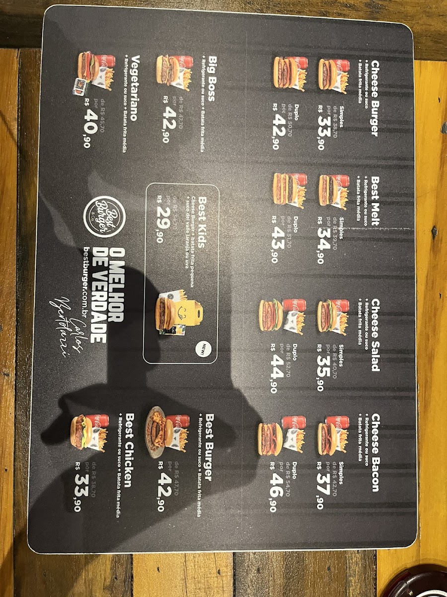 Menu Best Burger & Co.® Joinville-1